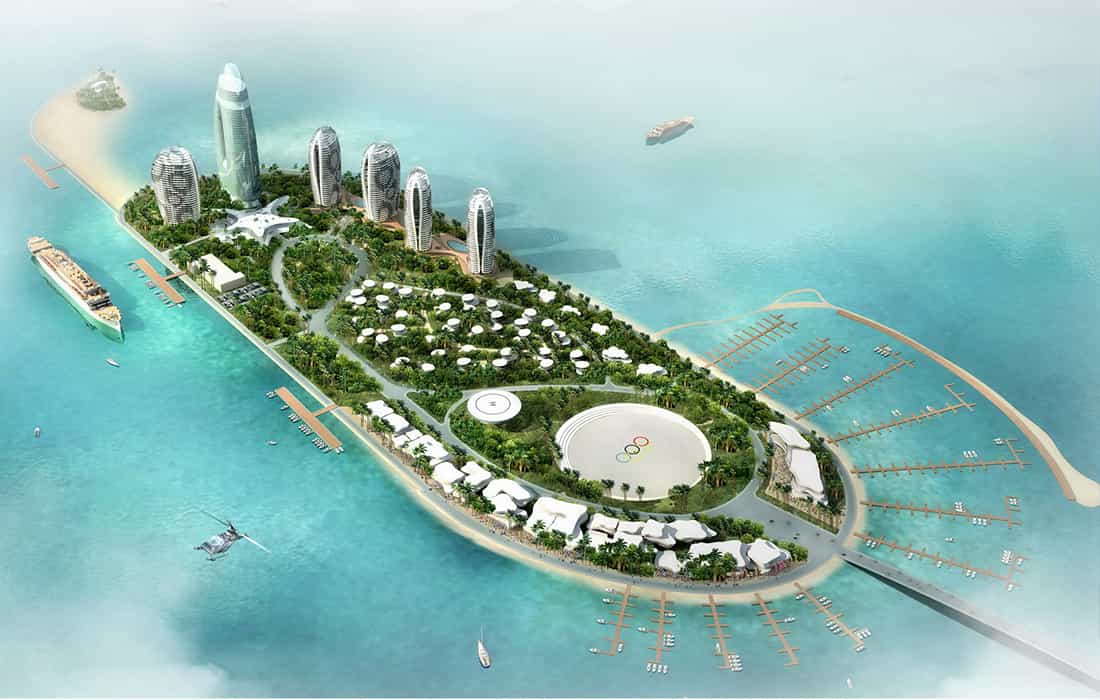 三亞鳳凰島國際養生度假中心工程