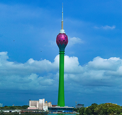 The Lotus Tower Project in Colombo, Sri Lanka