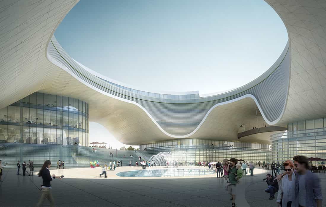 商丘市圖書館、方志館、展示館、市民中心（三館一中心）建設工程